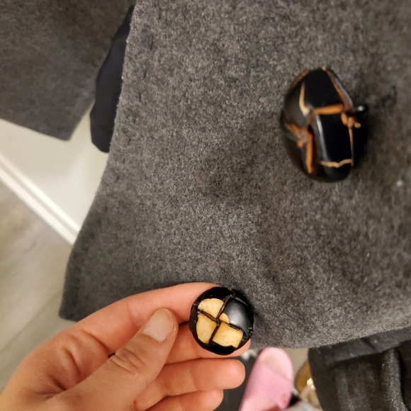 Aritzia Babaton pea coat-  grey wool - Picture 6 of 6